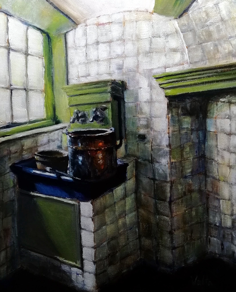 painting Downstairs (Huis Van Eysinga), by Valta